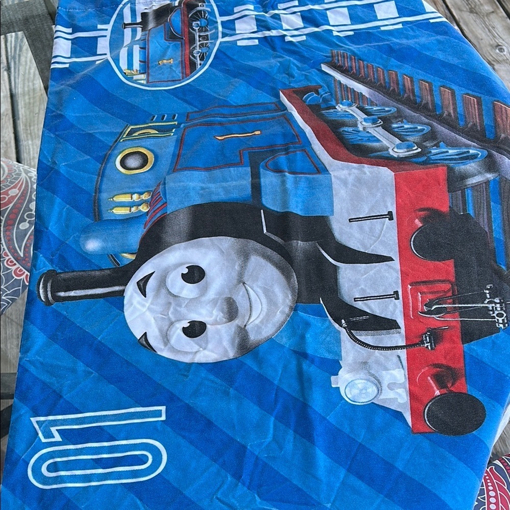 🔥🔥2011 Thomas the Tank Engine Blue pillowcase (1)